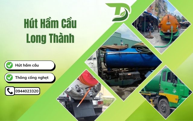 hút hầm cầu long thành